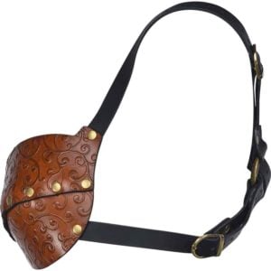 Elven Swirl Leather Bra