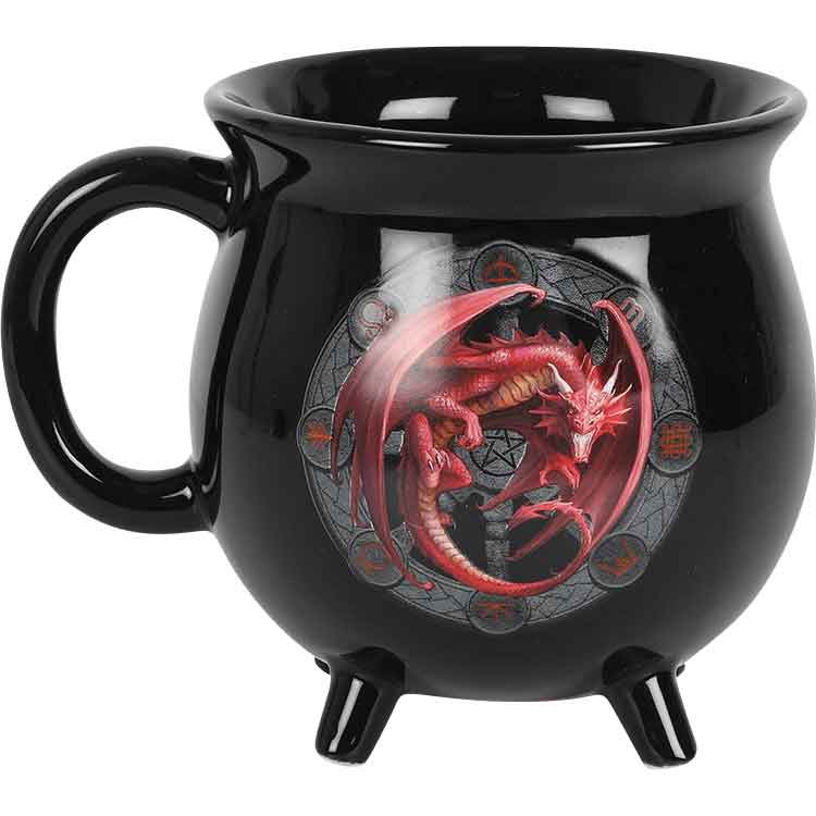 Lammas Cauldron Dragon Mug