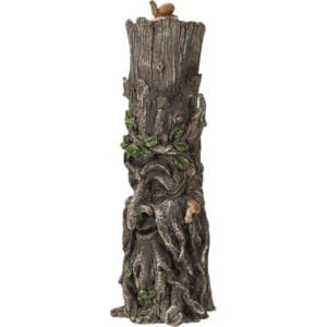 Greenman Tree Trunk Incense Burner