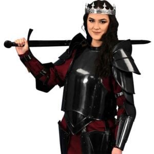 Katharina Blackened Steel Breastplate