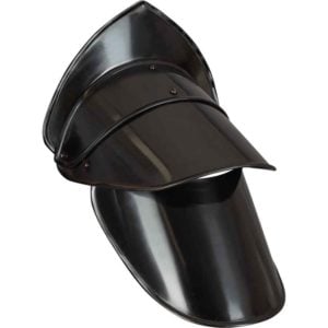 Katharina Blackened Steel Pauldrons