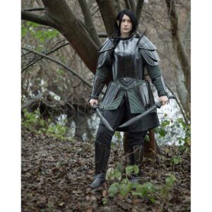 Katharina Blackened Steel Armour Belt