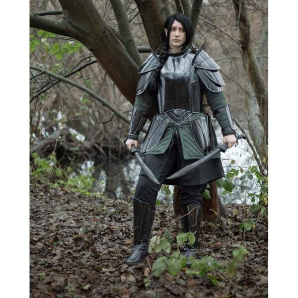 Katharina Blackened Steel Armour Belt