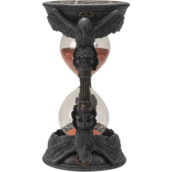 Raven and Skull Sand Timer