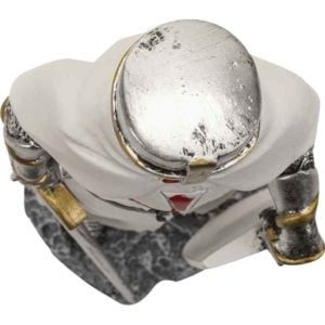 Templar Knight with Sword and Shield Statue