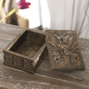 Odin War God Trinket Box