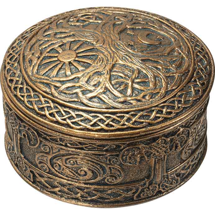 Celtic Tree of Life Trinket Box