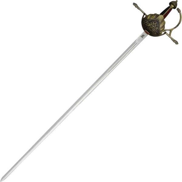 Brass Cup Hilt Musketeer Sword