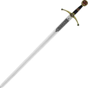 Brass Crusader Sword