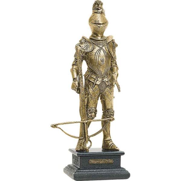 16th Century Gold Knight with Crossbow