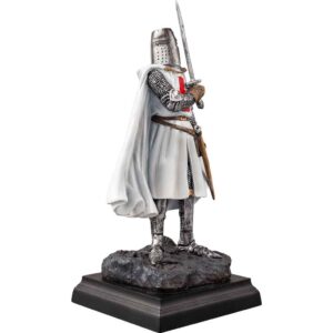Templar Knight with Sword Statue