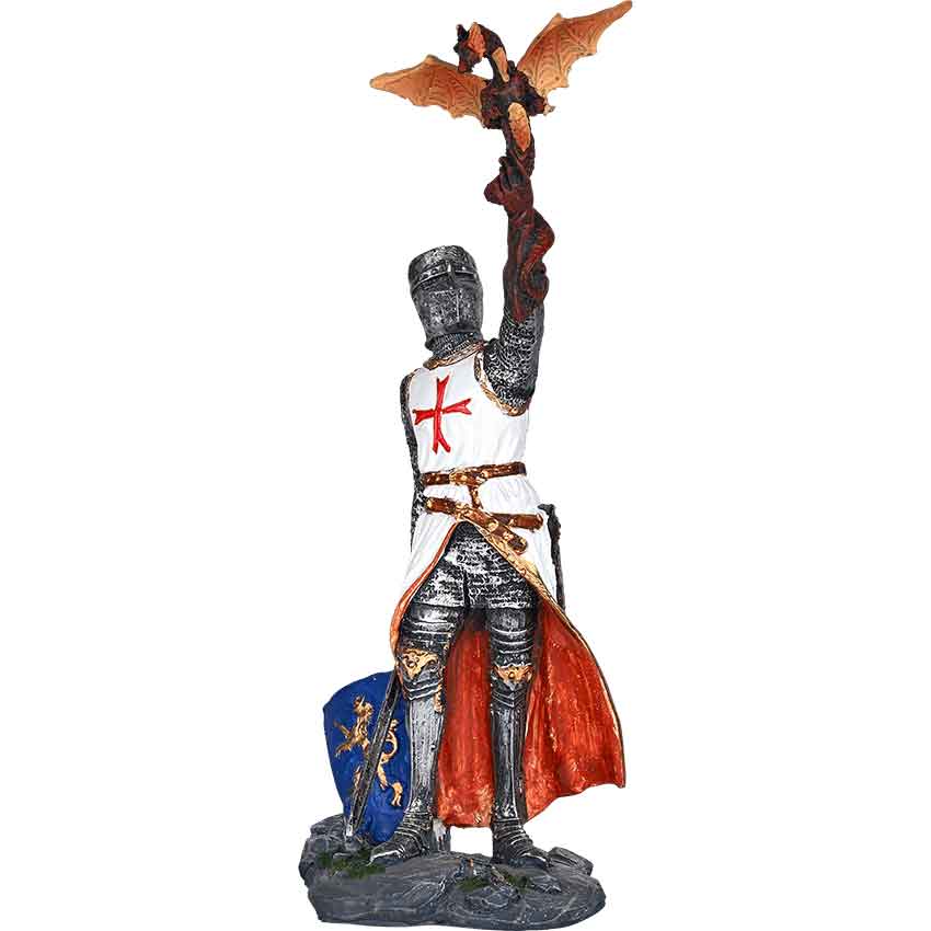 Crusader with Dragon Statue - Image 2