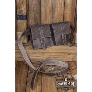 Valiant Pouches with Belt - Brown