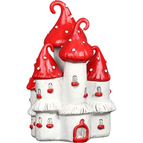 Red Mushroom Fairy Garden Castle