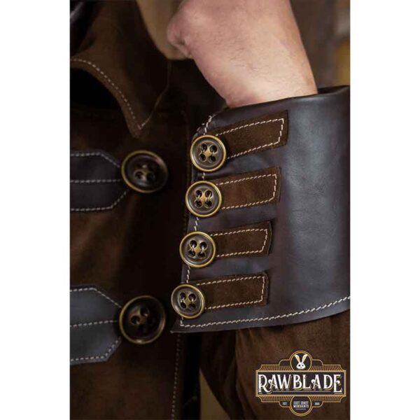 Jack Rackham Pirate Coat - Brown