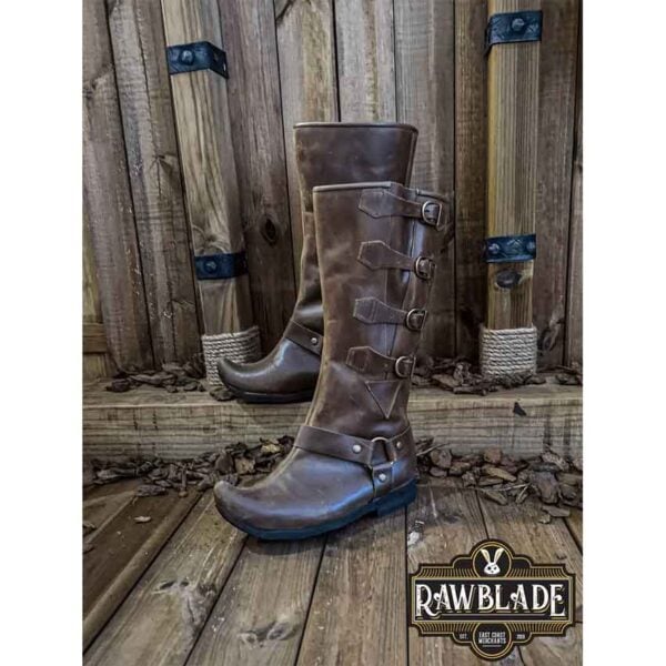 Jarek Cavalry Boots - Brown