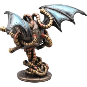 Steampunk Mecha Floating Eye Statue