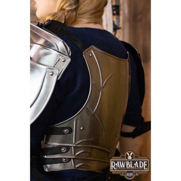 Protector Womens Steel Cuirass with Pauldrons