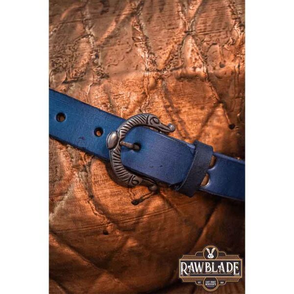 Warrior Leather Pauldron - Blue