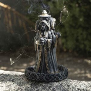 Maiden Mother Crone Backflow Incense Burner