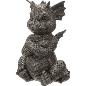 Angry Garden Dragon Statue