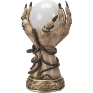 Hands of Fortune LED Globe Statue
