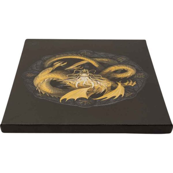 Imbolc Dragon Canvas Art Print