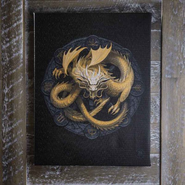 Imbolc Dragon Canvas Art Print