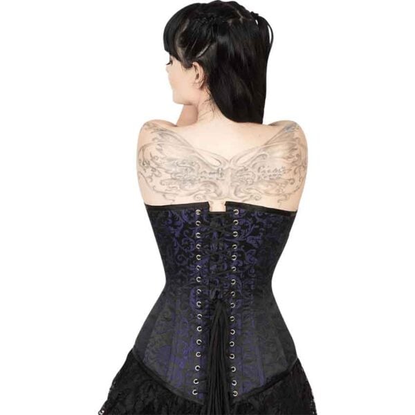 Purple Brocade Corset