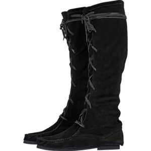 Kids Suede Medieval High Boots