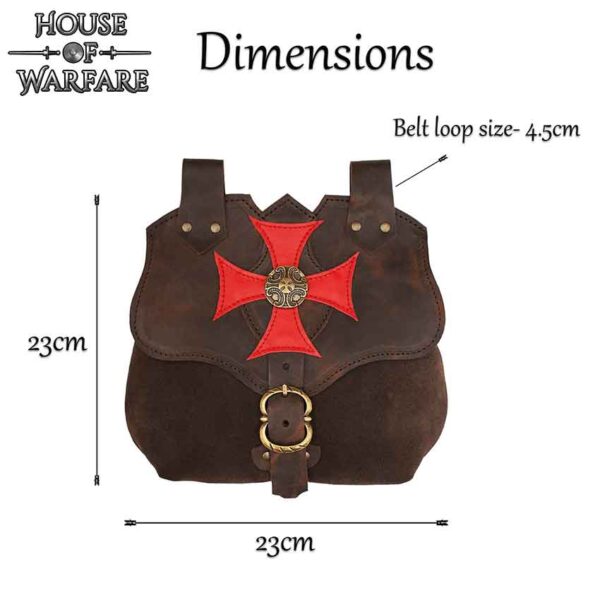 Leather Crusader Belt Bag