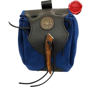 Wandering Healer Suede Drawstring Belt Pouch