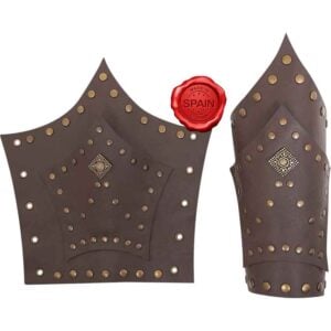 Saladin Fantasy Soldier Leather Bracers