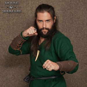 Saladin Fantasy Soldier Leather Bracers