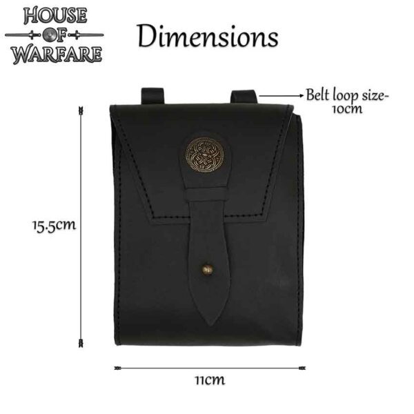 King’s Archer Genuine Leather Belt Bag