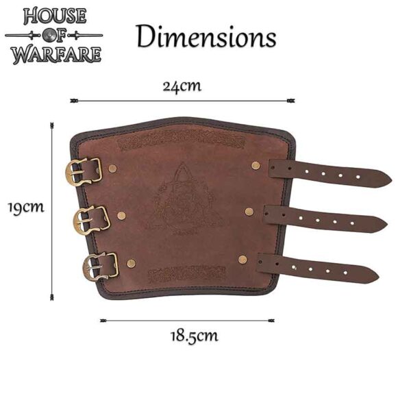 Leather Celtic Bracers