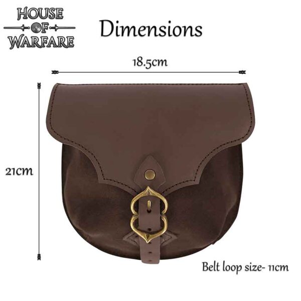 Merchant of the Kingdom Leather Belt Bag