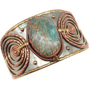 Ruby Fuchsite Fantasy Cuff Bracelet