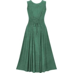 Trinity Celtic Fantasy Dress - Green Jade