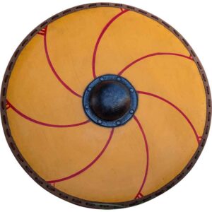 Gastir Viking LARP Shield - Yellow - 75 cm