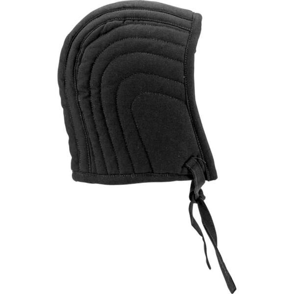 Quilted Arming Cap - Black