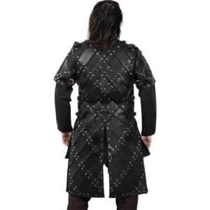 King of the North Leather Brigandine - Black