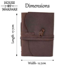 Vintage Style Brown Leather Journal
