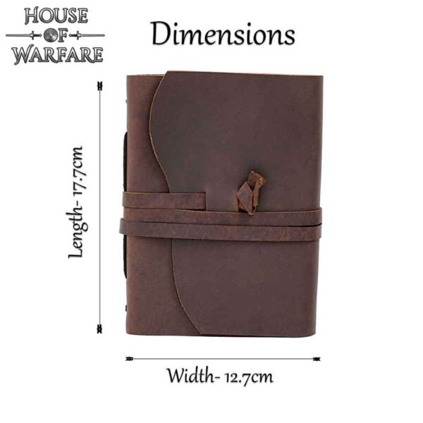 Vintage Style Brown Leather Journal