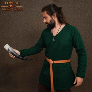 Viking Ship Drakkar Genuine Drinking Horn