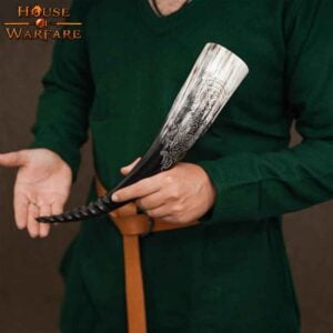 Viking Jormungandr Genuine Drinking Horn