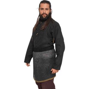 Blackened Riveted Chainmail Skirt