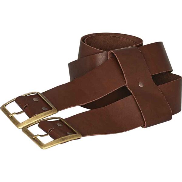 Beligor Double Belt - Brown - 2nd Quality