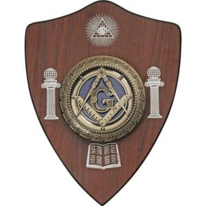 Freemason Sword Set with Display Plaque