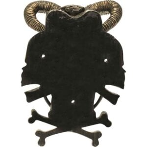 Skull and Ram Door Knocker